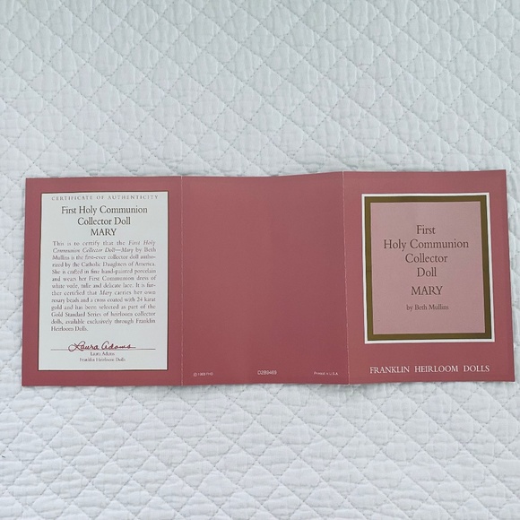 Franklin Heirloom First Holy Communion Collector Doll - Picture 5 of 6